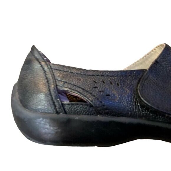 Ros Hommerson Chelsea Mary Jane Shoes Womens 8.5 SS Narrow Black Leather - Picture 13 of 16